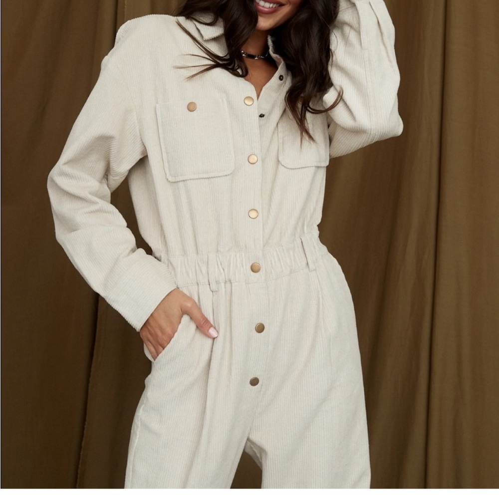 12th Tribe Creme Jumpsuit!